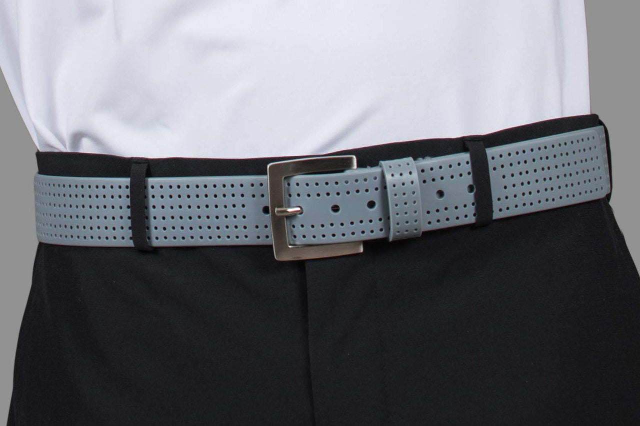 PGA TOUR Silicone Perforated Golf Belt - Gray