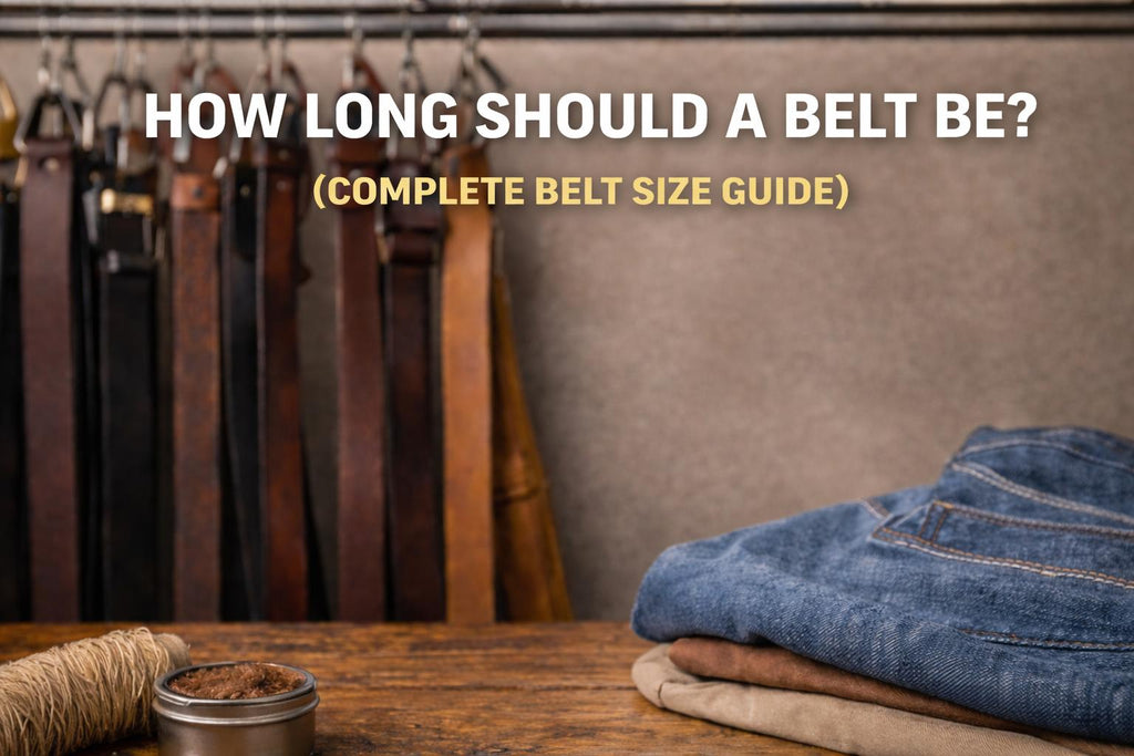 How Long Should a Belt Be? (Complete Belt Size Guide) - TheBeltShoppe.com