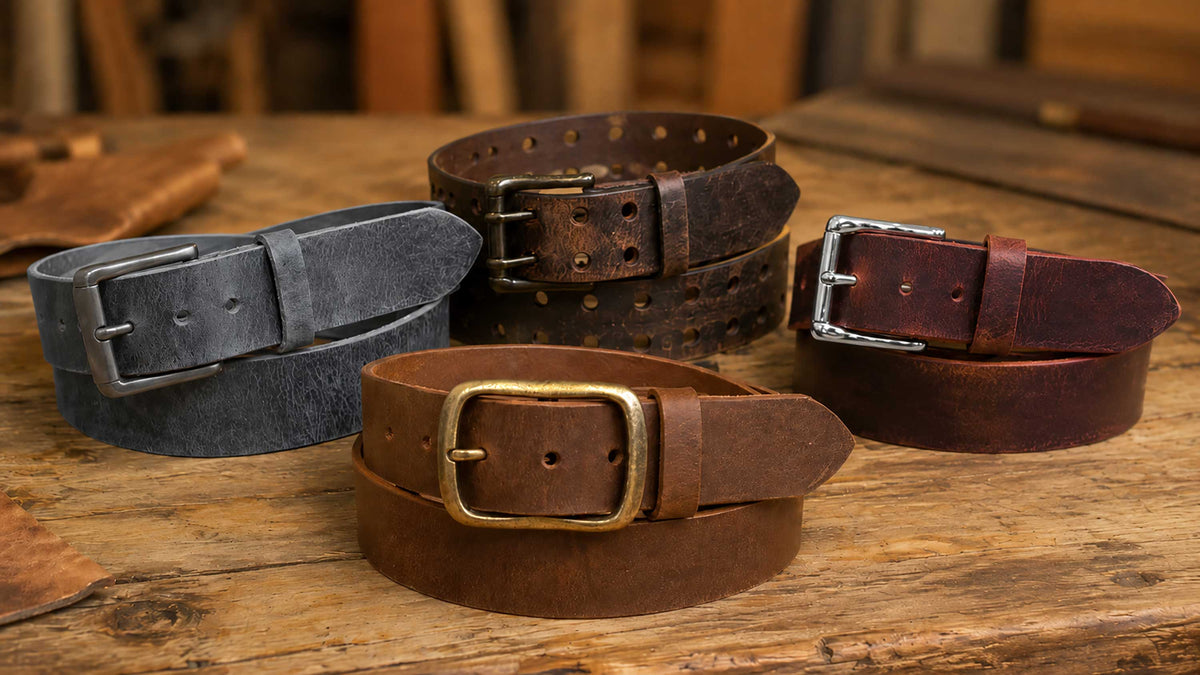 How to Choose a Crazy Horse Leather Belt: Complete Buying Guide - TheBeltShoppe.com