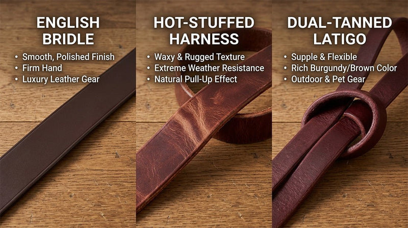 The Heavyweight Showdown: Choosing Between English Bridle, Harness, and Latigo Leather - TheBeltShoppe.com