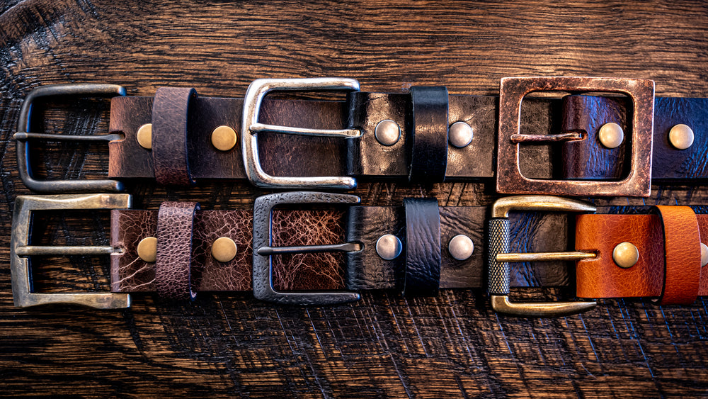 Casual Leather Belts - Full Grain Casual Leather Belts - Made in USA ...