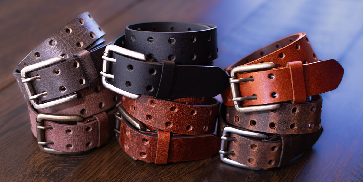 Casual Full Grain Leather Belts 1.5 - TheBeltShoppe.com