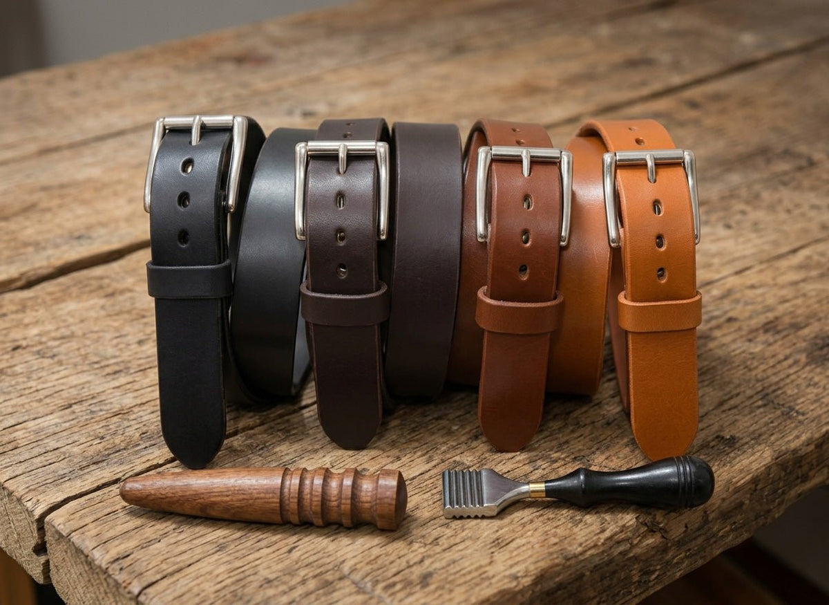 Phil's Elite Handmade Leather Belts - TheBeltShoppe.com