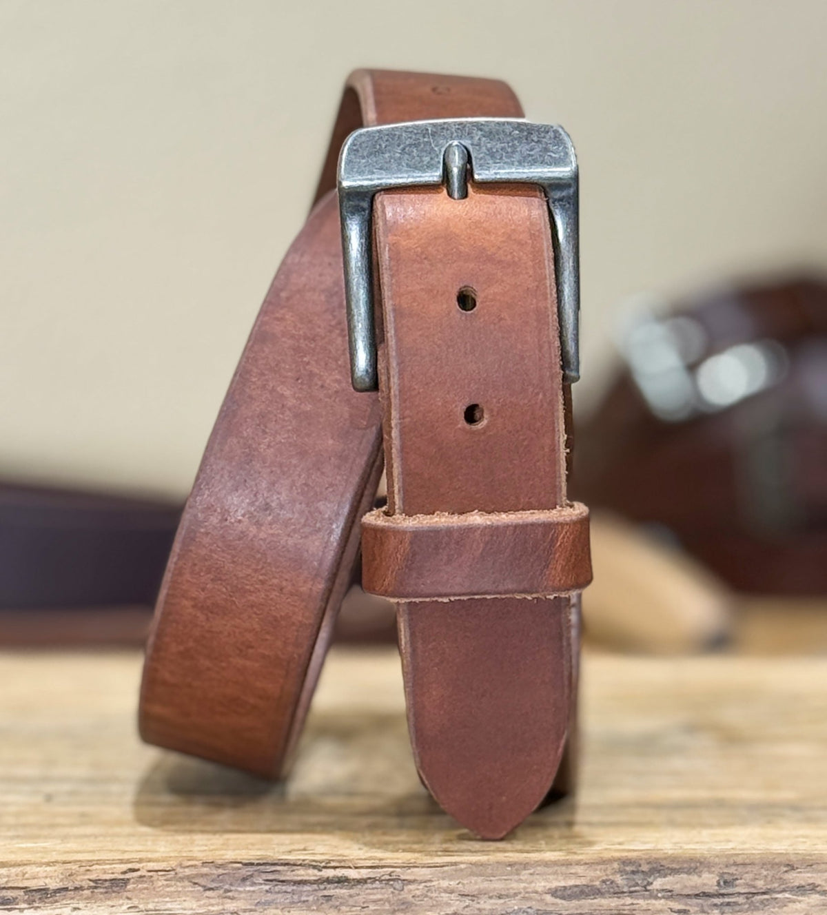 1.5" Russet Harness Leather Belt – 13–14oz Extra Thick Full Grain - TheBeltShoppe.com