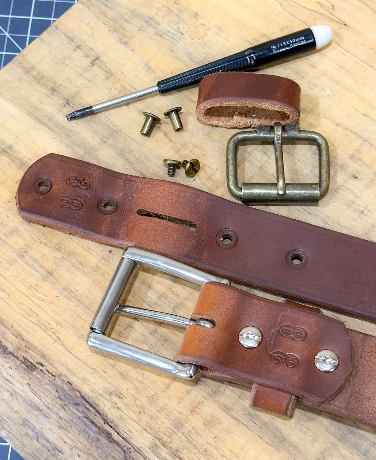 1.5" Russet Harness Leather Belt – 13–14oz Extra Thick Full Grain - TheBeltShoppe.com