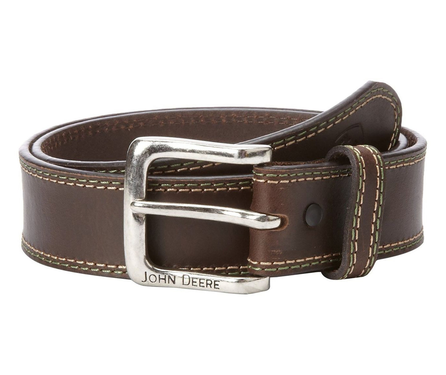 John Deere Buffalo Bridle Leather Belt - Brown - 4509500-200