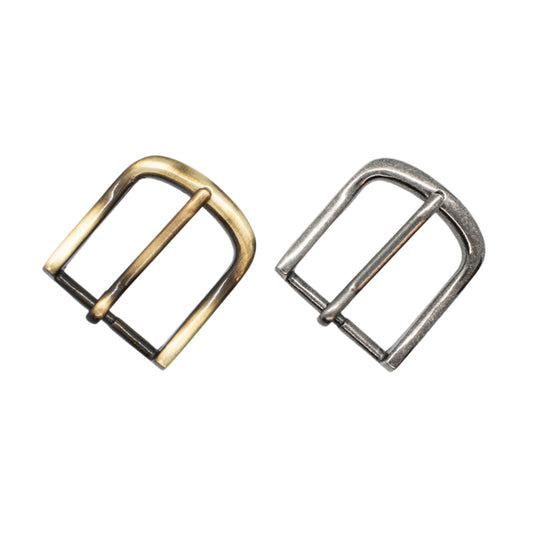 D-Shaped Heel Bar Pin Belt Buckle for 1 1/2" Belts