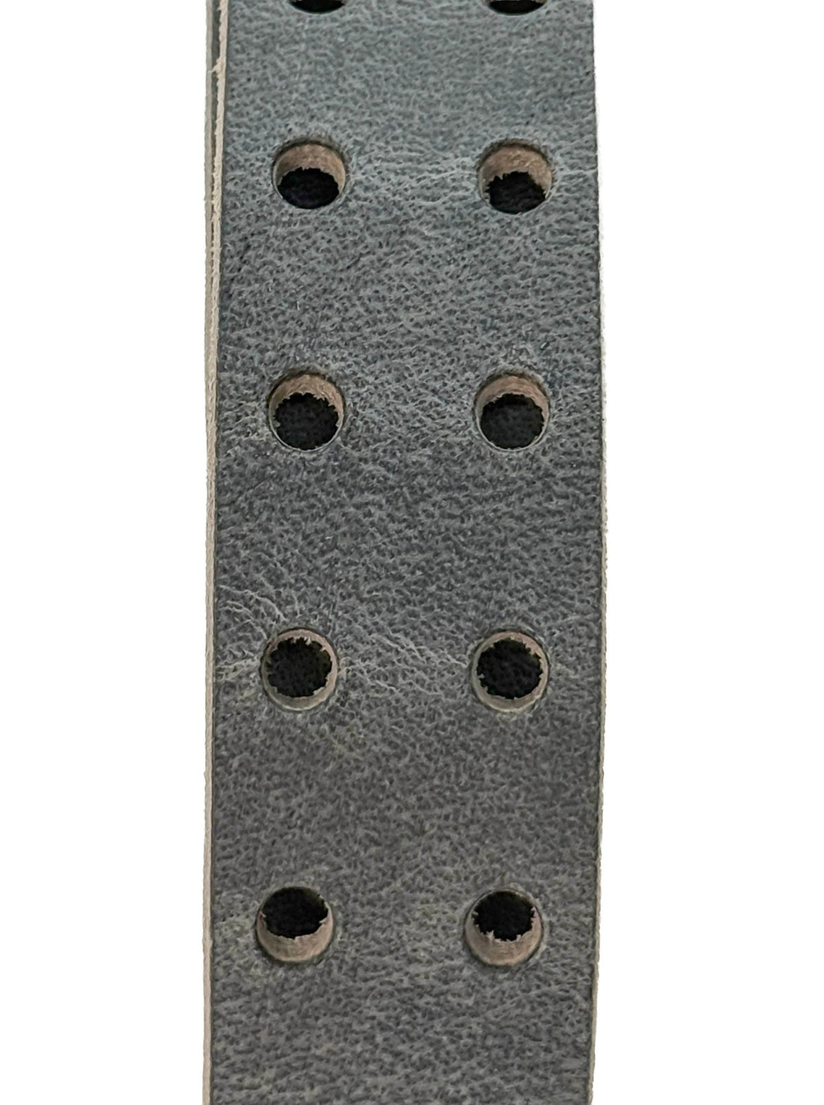 Crazy Horse Gray Double Prong Leather Belt, Full Grain Buffalo - 1.5" - TheBeltShoppe.com