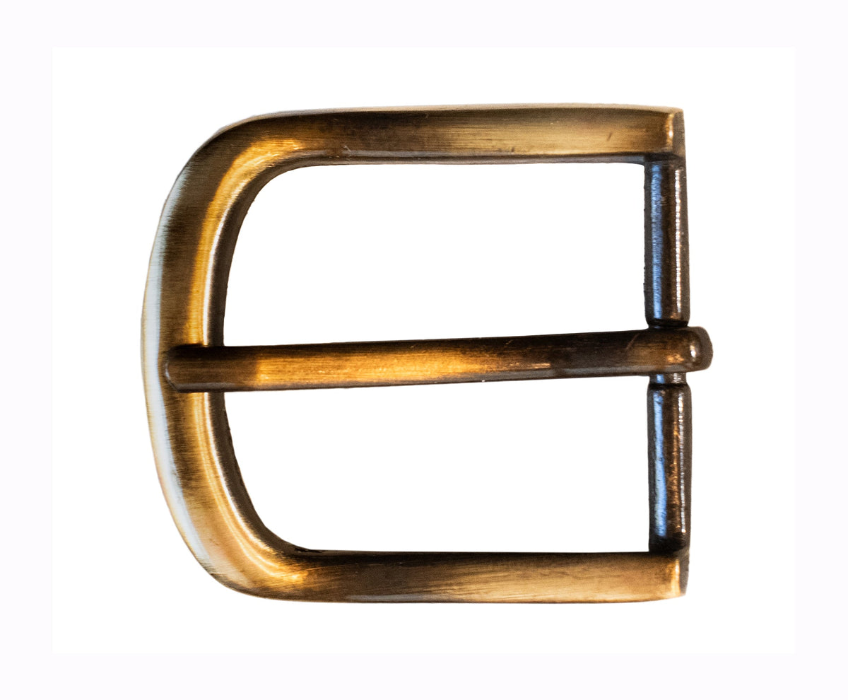 D - Shaped Heel Bar Pin Belt Buckle for 1 1/2" Belts - TheBeltShoppe.com