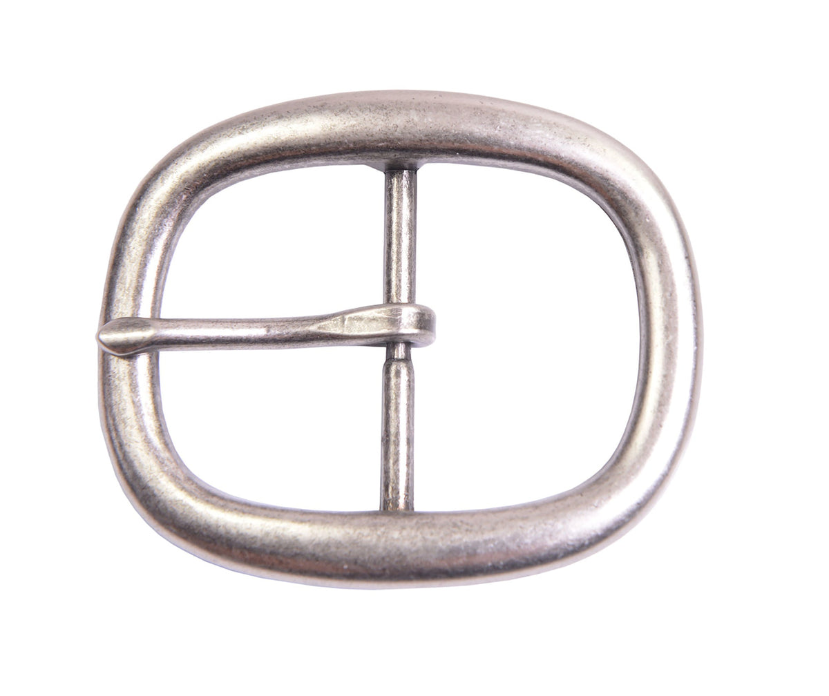 Oval Center Bar Belt Buckle - Fits 1 - 1/2" Belts - TheBeltShoppe.com