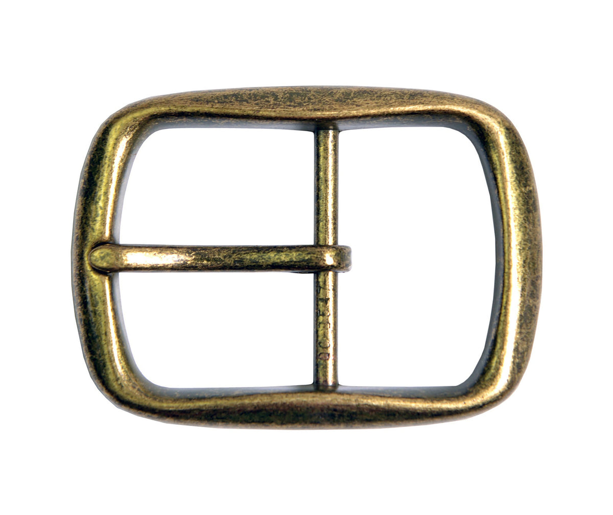 Rectangular Center Bar Belt Buckle for 1 1/2" Belts - TheBeltShoppe.com
