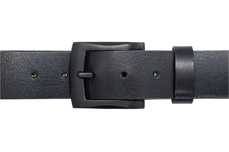 Rectangular pin buckle hardware for casual and everyday leather belts