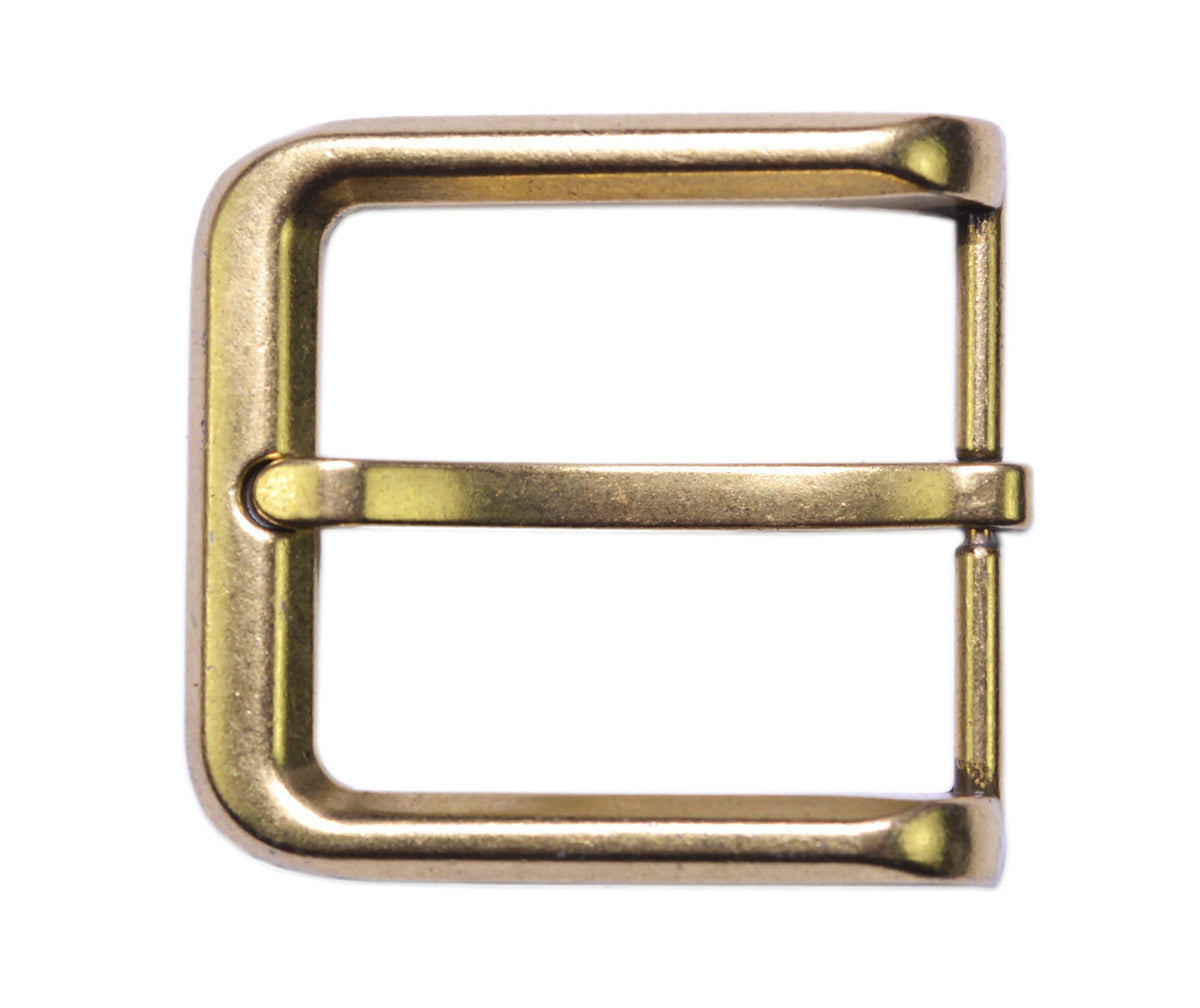 TBS - BU3123 - Bronze Polished Pin Buckle Fits 1.5" or 38mm Belts - TheBeltShoppe.com