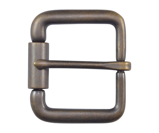 TBS-P3456B - Antique Brass Roller Buckle for 1.5" or 38mm Belts