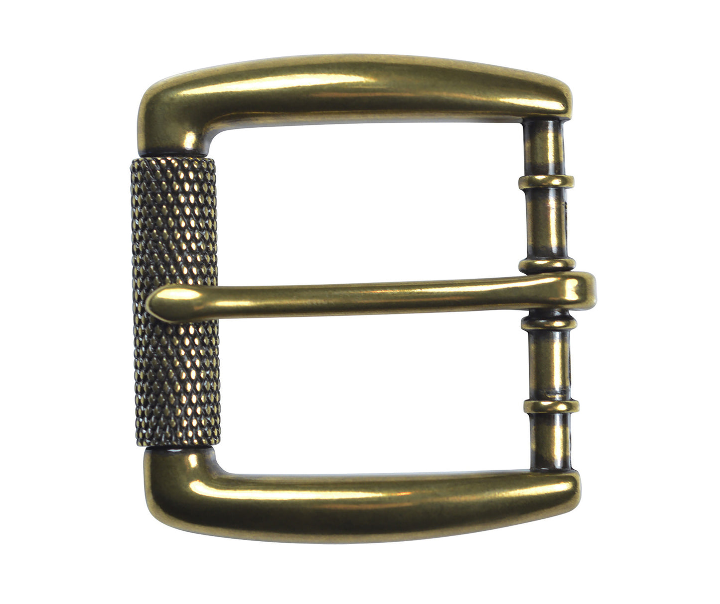 TBS-P4252 - Antique Brass Roller Buckle for 1 1/2" Belts