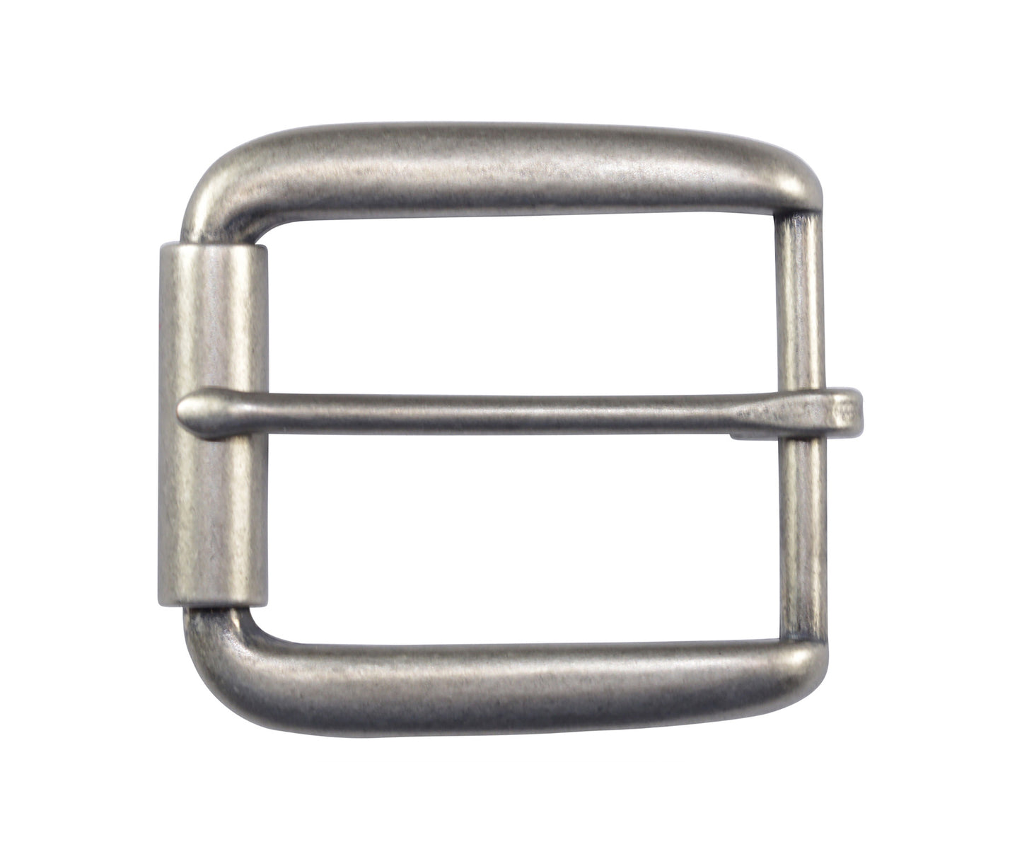 TBS-P4767S - Antique Silver Elongated Roller Buckle for 1 1/2" Belts