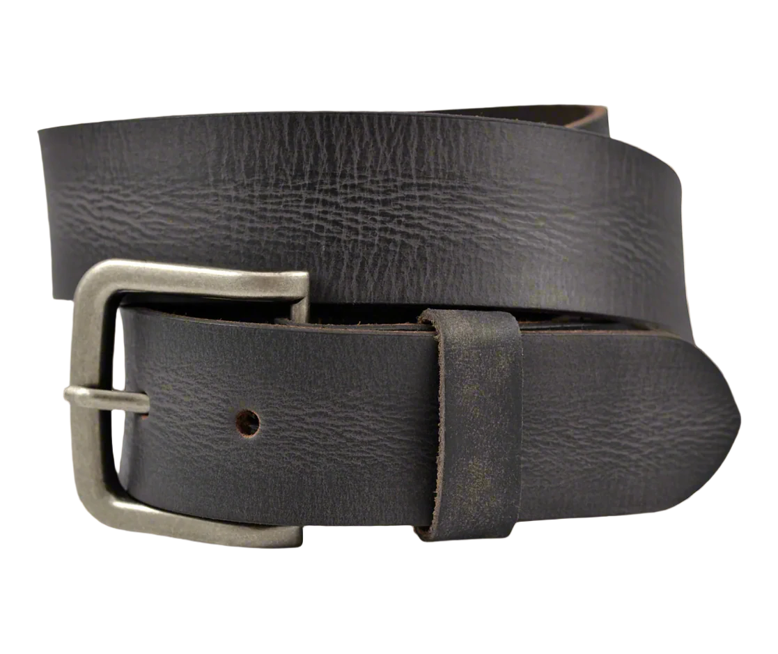 COBRA レザー ベルトBUFFALO HORN Buckle 黒系 COBRA レザー ベルトBUFFALO HORN Buckle 黒系 メンズ - 小物