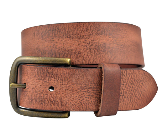 Vintage Full Grain Buffalo Leather Belt - Tan - TBS4220-250