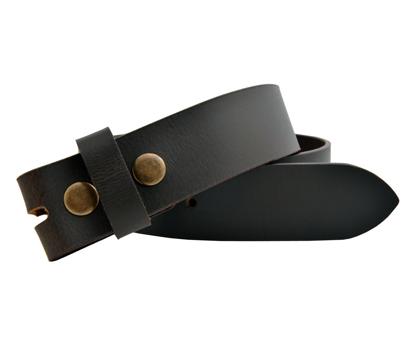 Full Grain Solid Leather Belt Strap - Brown - TBS5500-200
