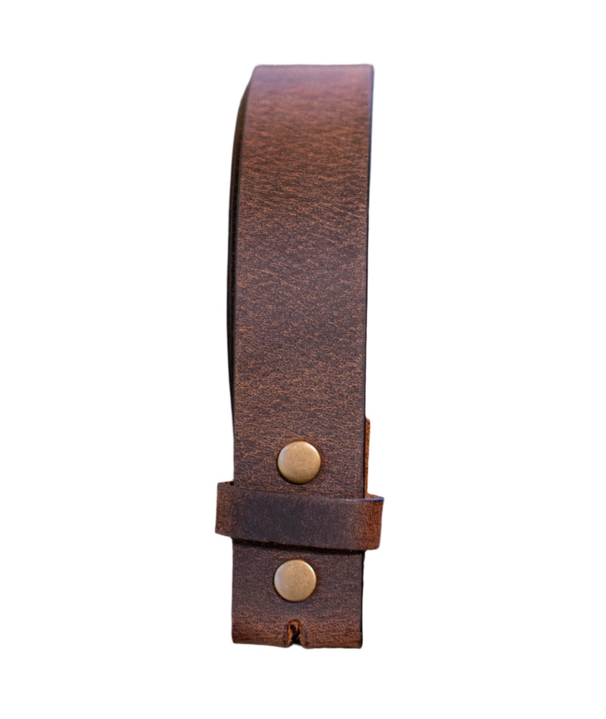 The Buffalo: Crazy Horse Leather Belt Strap - 1.5" - TheBeltShoppe.com