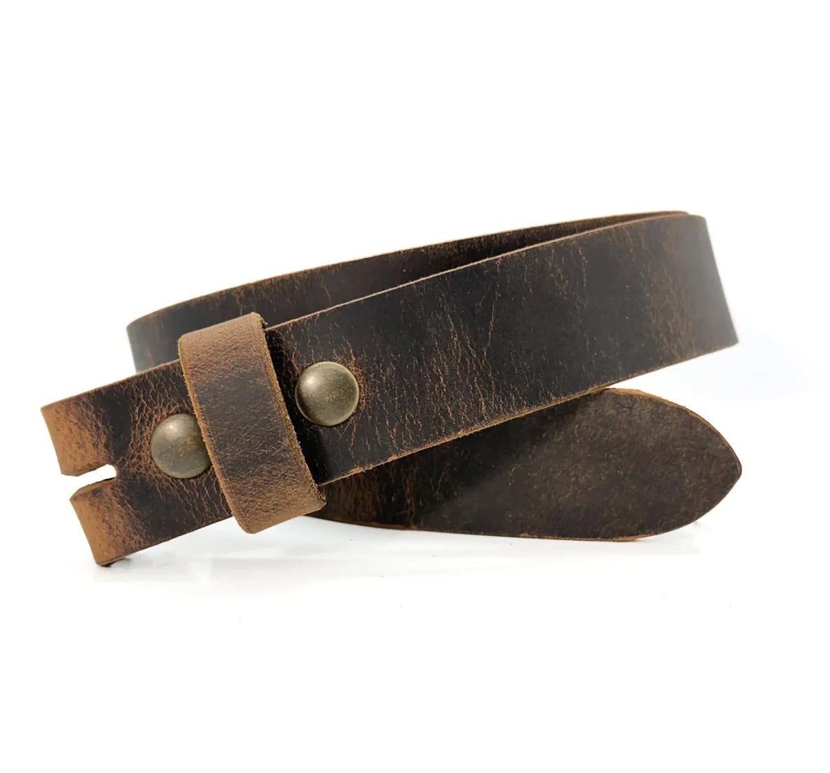 The Crazy Horse: Full Grain Buffalo Crazy Horse Finish Leather Belt – Brown - 1.5" - TheBeltShoppe.com