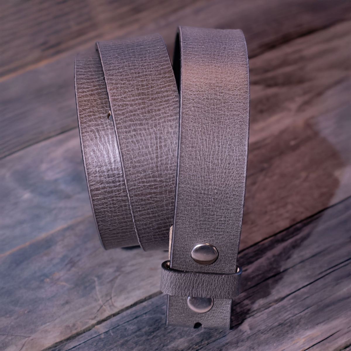 The Cripple Creek: Distressed Vintage Buffalo Leather Belt Strap - 1.5" - TheBeltShoppe.com