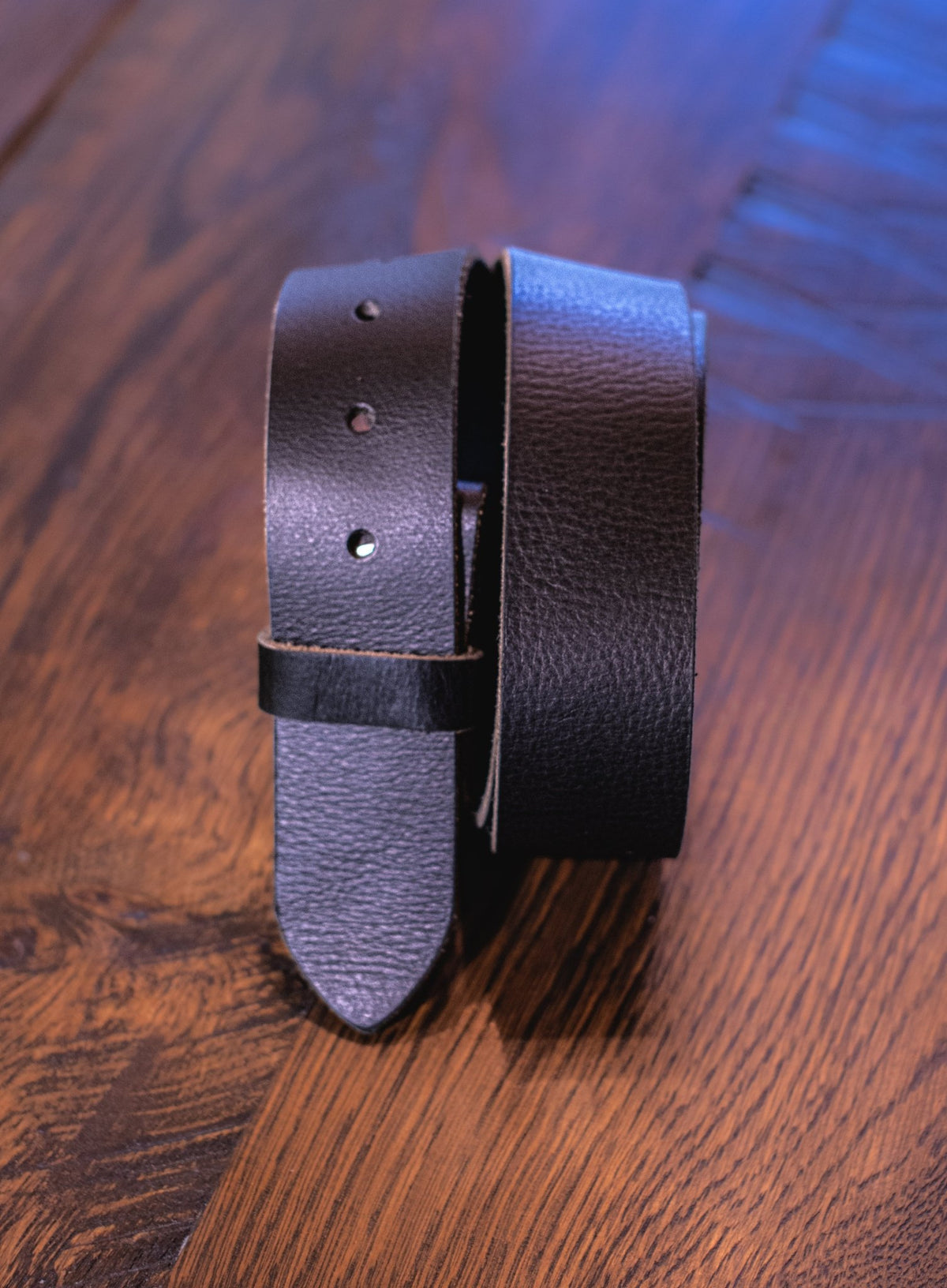 The Ouray: 1.5" Milled Buffalo Leather Belt w/Pin Buckle - TheBeltShoppe.com