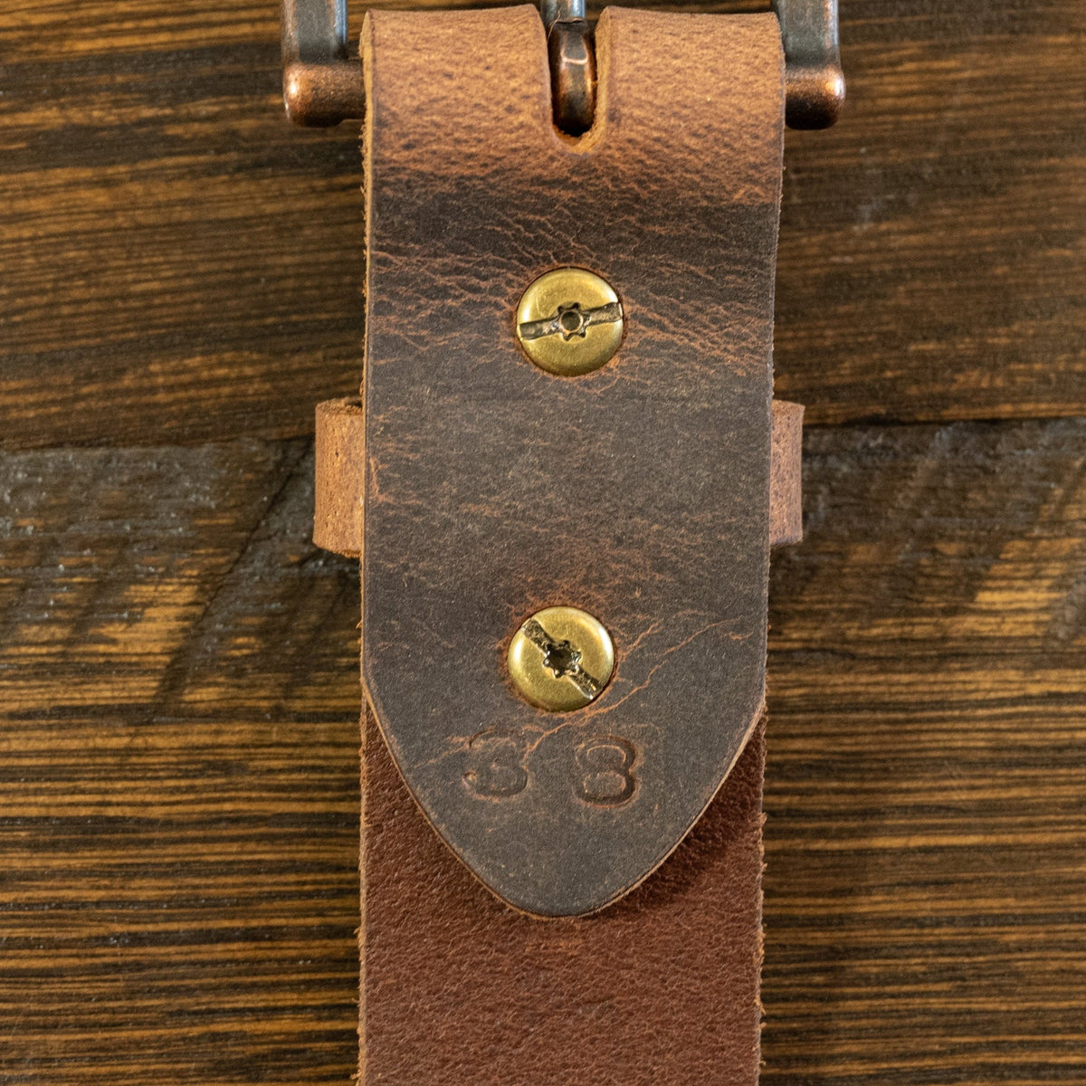 The Outlaw: Crazy Horse Heavy Duty Leather Belt - 1.5" - TheBeltShoppe.com