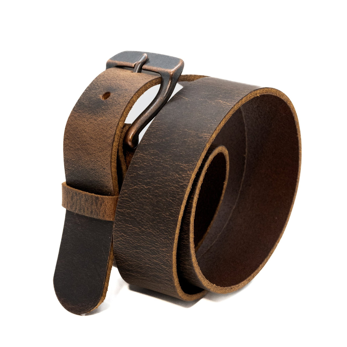 The Outlaw: Crazy Horse Heavy Duty Leather Belt - 1.5" - TheBeltShoppe.com