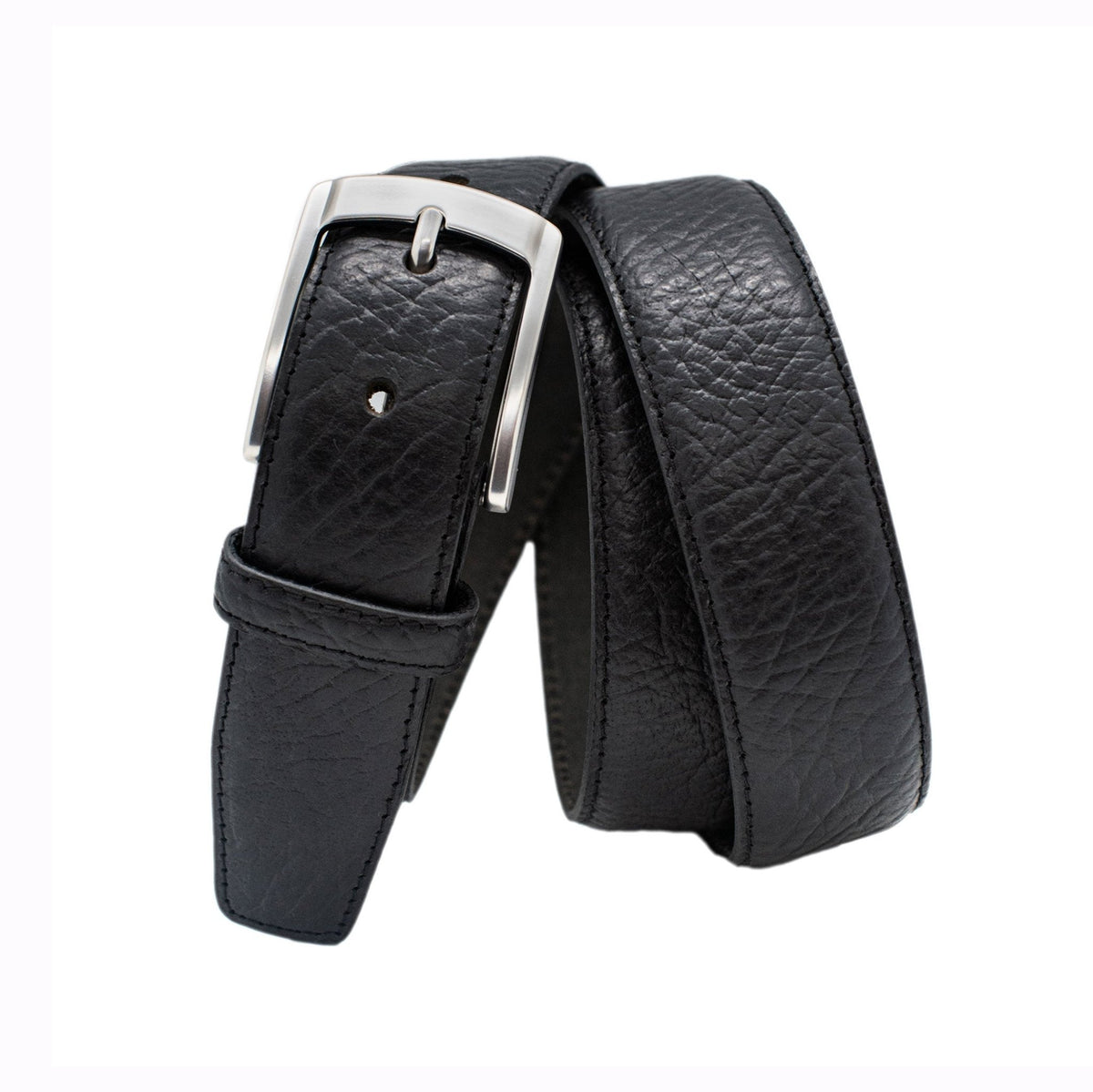The Telluride: Shrunken Finish Buffalo Leather Belt - 1.25" - TheBeltShoppe.com