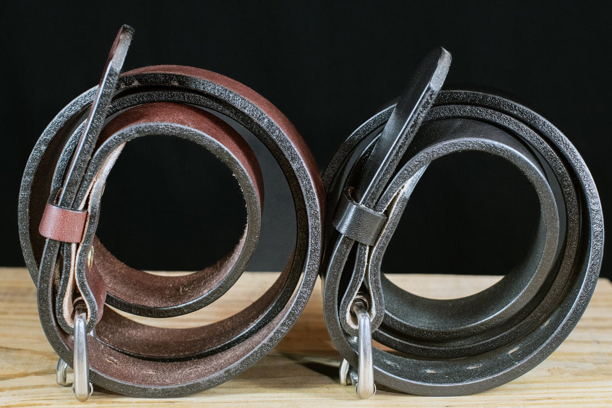 The Workhorse: Max Thickness Harness Brown Leather Belt - 1.5" - TheBeltShoppe.com