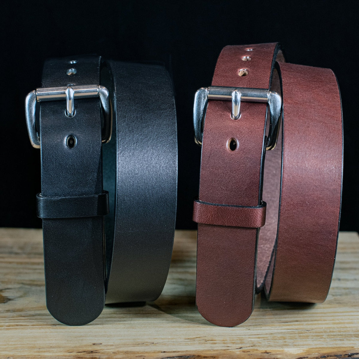 The Workhorse: Max Thickness Harness Brown Leather Belt - 1.5" - TheBeltShoppe.com