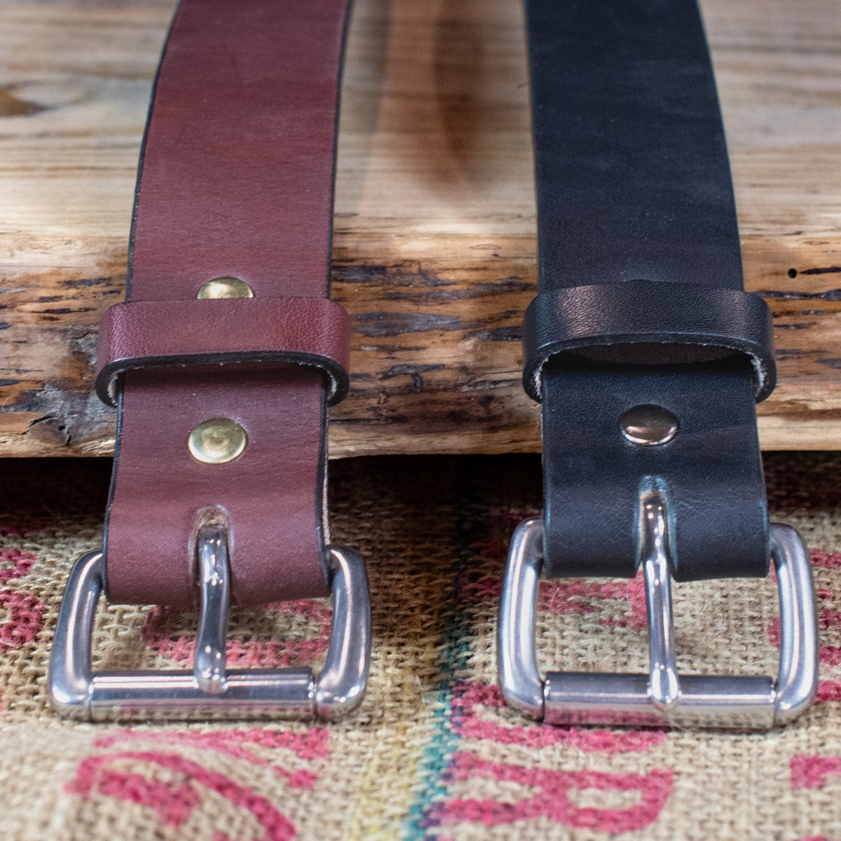 The Workhorse: Max Thickness Harness Brown Leather Belt - 1.5" - TheBeltShoppe.com