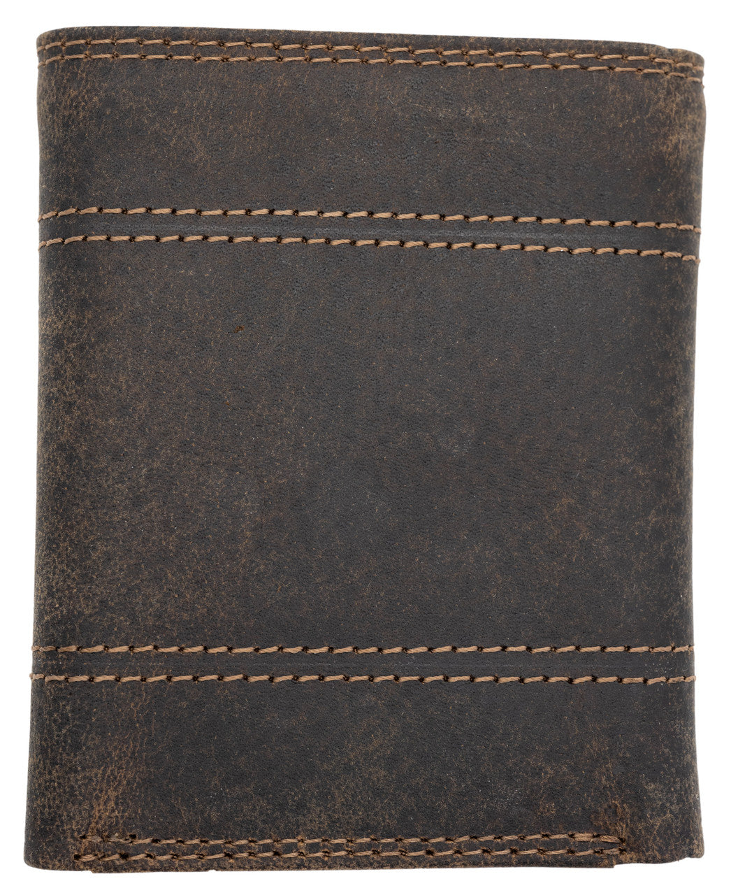John Deere Oiled Leather TriFold Wallet - Brown - 4103000-200