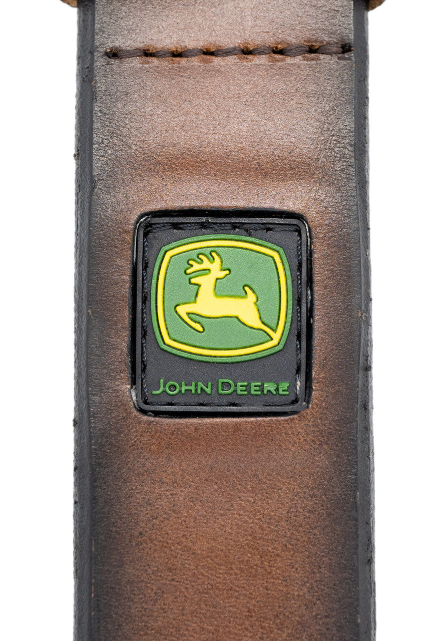 John Deere Bridle Leather Belt -  Brown - 4579500-200